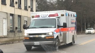 Wellington County EMS 2193 Transporting Code 4 in Fergus [upl. by Ikcim]