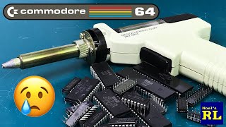 The UGLIEST Repair of a Commodore 64 Part 2 [upl. by Gyimah97]