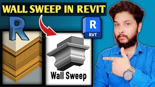 How to Model Wall Sweep in Revit  Revit 2023  Tutorial urdu hindi [upl. by Aryad]