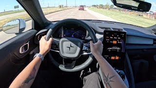 2024 Polestar 2 Dual Motor  POV Driving Impressions [upl. by Enomor]