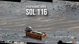 Incredible Video Footage of Mars Perseverance Rover Released Stunning Landscapes of Mars on Sol 116 [upl. by Ikkiv959]