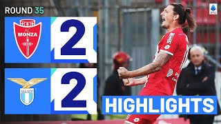 MONZALAZIO 22  HIGHLIGHTS  Djuric bags lastgasp equaliser  Serie A 202324 [upl. by Emerald]