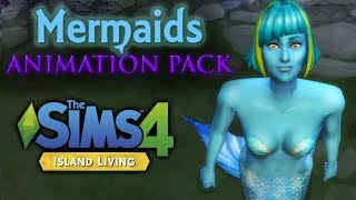 Mermaids Animation Pack  The Sims 4 [upl. by Llenoil561]