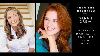 Sarah Drew Talks Greys Marriage and movie INDIVISIBLE [upl. by Eirollam572]