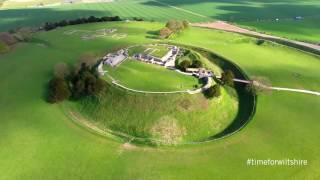 Wiltshires ancient hill forts  an aerial perspective [upl. by Aip869]