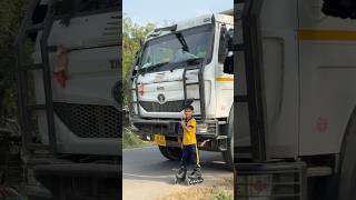 Skating karne ke liye road banva rha shorts skating advik viral [upl. by Araeic354]