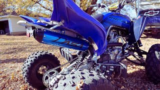 My 2024 Yamaha Raptor 700 is back from the performance shop [upl. by Odnanreh]