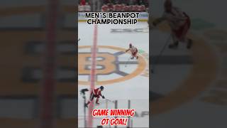 Men’s Beanpot Championship Winning Goal 🐾🏒 northeasternuniversity [upl. by Asirap]