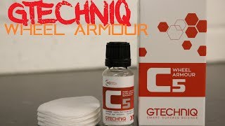 Gtechniq C5 wheel armour  The best wheel sealant  ceramic wheel coating [upl. by Patsis34]