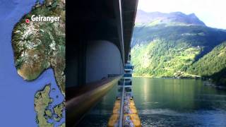 Navigando tra i Fiordi Norvegesi  Time Lapse  Tilt Shift Norwegian Fjords Cruise [upl. by Ainavi730]