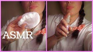 ASMR ✨ESTETISTA Roleplay Hand movements Soft mouth sounds [upl. by Hatti]