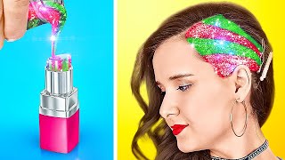 COOL HACKS TO BECOME POPULAR AT SCHOOL 💖 Girly Hacks To Shine Brightly by 123 GO [upl. by Gaige774]