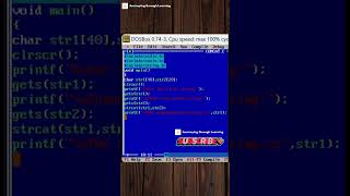 Concatenation of two strings in C Language shortsvideo videoconcatenationstringsinccoding [upl. by Llevart]