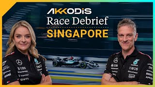 Why the Soft Tyre  2024 Singapore GP F1 Akkodis Race Debrief [upl. by Adelice]