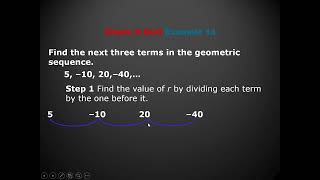 GEOMETRIC SEQUENCE MATHREVIEW [upl. by Anahoj]