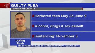 Sex Offender Accused of Harboring Runaway Pleads Guilty [upl. by Sluiter659]