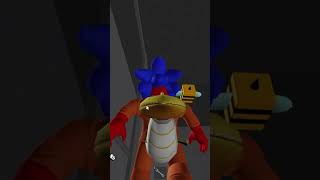 SHIN SONIC escape BARRYs PRISON RUN LAVA MODE [upl. by Nylarad]