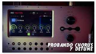 Mooer GE1000 LI  Probando Chorus y Detune [upl. by Coombs]