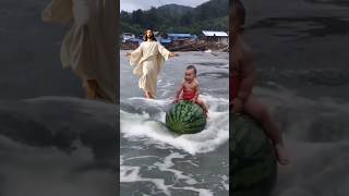 jesus cute baby Ko bachalenge oh my God 😱✝️shortvideo trending viralshort ytshort shorts [upl. by Burgener]