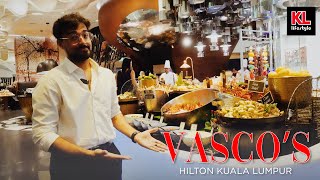 EatingWithNik  Vascos at Hilton Kuala Lumpur [upl. by Yeliw]