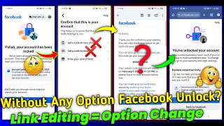 Facebook Option Change  Your Account Has Been Locked Facebook 2024  How To Unlock Facebook Account [upl. by Rillings999]