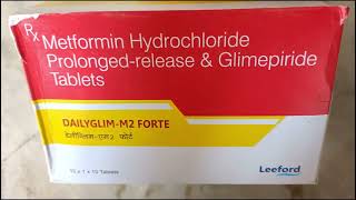 Dailyglim M2 forte tablet  Leeford sugar tablet  Leeford tablets tablet dawaipoint [upl. by Ahsyt]