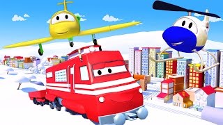 Best of Troy the Train amp his friends  🚁 the Helicopter 🚗 Tom the Tow Truck the Plane ✈️️ [upl. by Ennaimaj196]