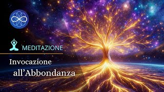 Meditazione guidata abbondanza e legge di attrazione  Invocazione allabbondanza [upl. by Atterehs]