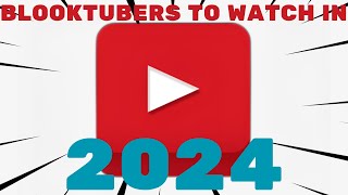 Blooket Youtubers TO WATCH In 2024 [upl. by Sherourd]