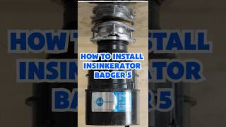 How to install InSinkErator Badger 5 Garbage Disposal diy [upl. by Lothar]