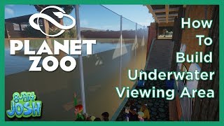 Planet Zoo Beta  How To Build Underwater Viewing Area [upl. by Ahsikym198]