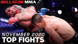 TOP FIGHTS AND FINISHES  NOVEMBER 2020  Bellator MMA [upl. by Leyla]