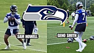 Seattle Seahawks OTA’s Day 2 HIGHLIGHTS Geno Smith vs Sam Howell THROW FOR THROW  BYRON MURPHY😱 [upl. by Mary]