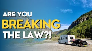 🔴 Towing with a motorhome in the UK amp Europe are you legal [upl. by Yttel]