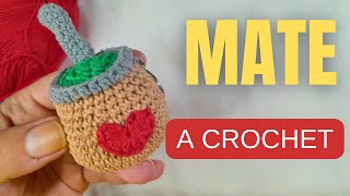 Tutorial MATE a CROCHET  No puedo parar de Tejerlos Tendencia 🧶 [upl. by Shuman701]