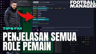 FOOTBALL MANAGER  Role amp Posisi pemain [upl. by Jessee50]