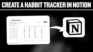 How To Create a Habit Tracker in Notion 2024 Full Tutorial [upl. by Annibo]