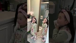 三胞胎姐妹早餐自律的两小时👧👧👧 家有萌娃 三胞胎vlog 爸爸帶娃記 lovelybaby lovely [upl. by Constant747]