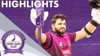 Azhar amp Trego Hit Superb Hundreds  Somerset v Essex  Royal London OneDay Cup 2019  Highlights [upl. by Jenette]