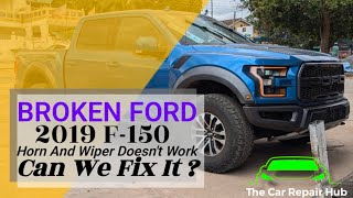 HE BOUGHT A BROKEN 2019 FORD F150NO WIPER NO HORN LETS FIX IT carwow TheCarCareNut [upl. by Yor]