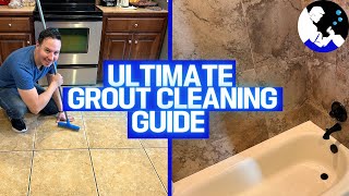 The Ultimate Guide To Cleaning Grout  Floors Tile Showers amp Natural Stone [upl. by Llerahs]