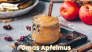 Apfelmus selber machen nach Omas Original Rezept  einfach amp lecker [upl. by Rehpotsyrk]