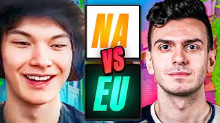 SINATRAA REACTS TO NA VS EU LUDWIG X TARIK [upl. by Marciano919]