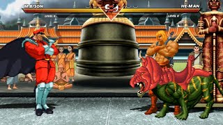 M BISON vs HE MAN  The most epic fight ever made [upl. by Clemmy377]