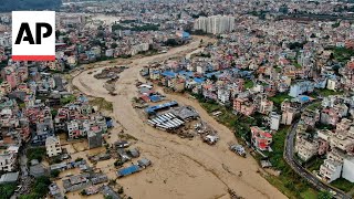 Flooding and landslides in Nepal kill at least 66 people [upl. by Firahs477]