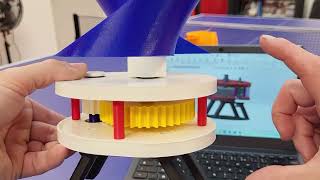 Prototype éolienne en impression 3d  chefdoeuvre Bac Pro Melec [upl. by Ligetti]