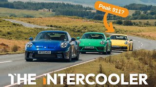 Porsche 911 triple test GT3 Touring versus Carrera GTS versus Carrera T [upl. by Selym]