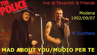 Sting ft Zucchero  Mad About YouMuoio Per Te  Live Modena 1992 [upl. by Nnylhtak577]