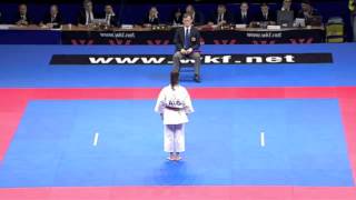 kamilia manel Hadj saidKarate Kata WKF Belgrade 2010 [upl. by Aarika]