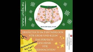 wwwundiseu Lustige bunte amp bequeme Boxershorts im Partnerlook für Männer Frauen amp Kinder [upl. by Muraida470]